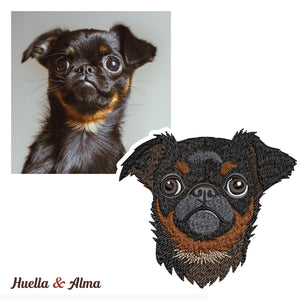 Musculosa bordada personalizada con tu perro