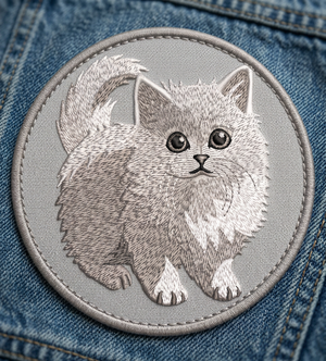 Parche bordado personalizado con foto de mascota